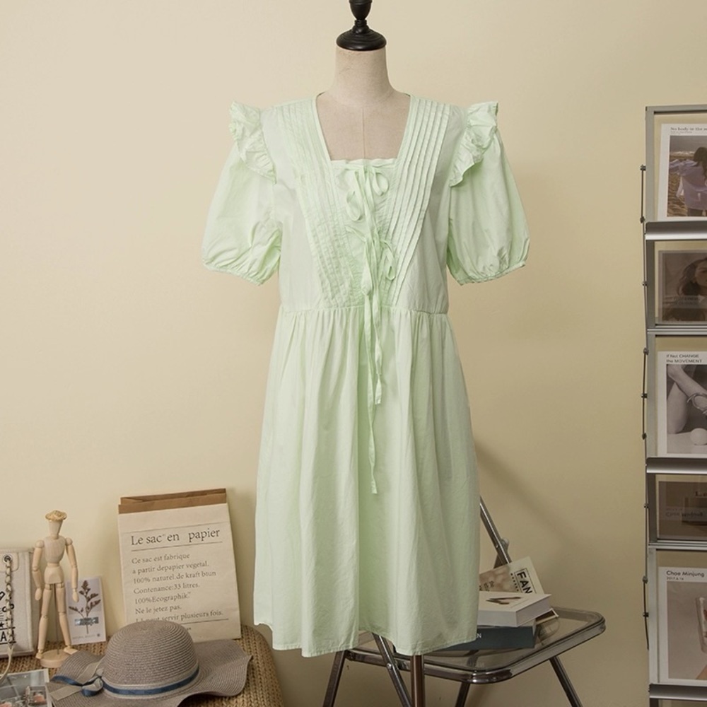 Tender Sweet Dress Preppy Japanese Style Young Trendy Cozy Vestidos Girlish Chic